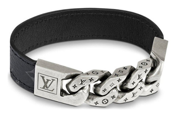 Order 路易威登男士雕刻标志小牛皮手链 M6552D