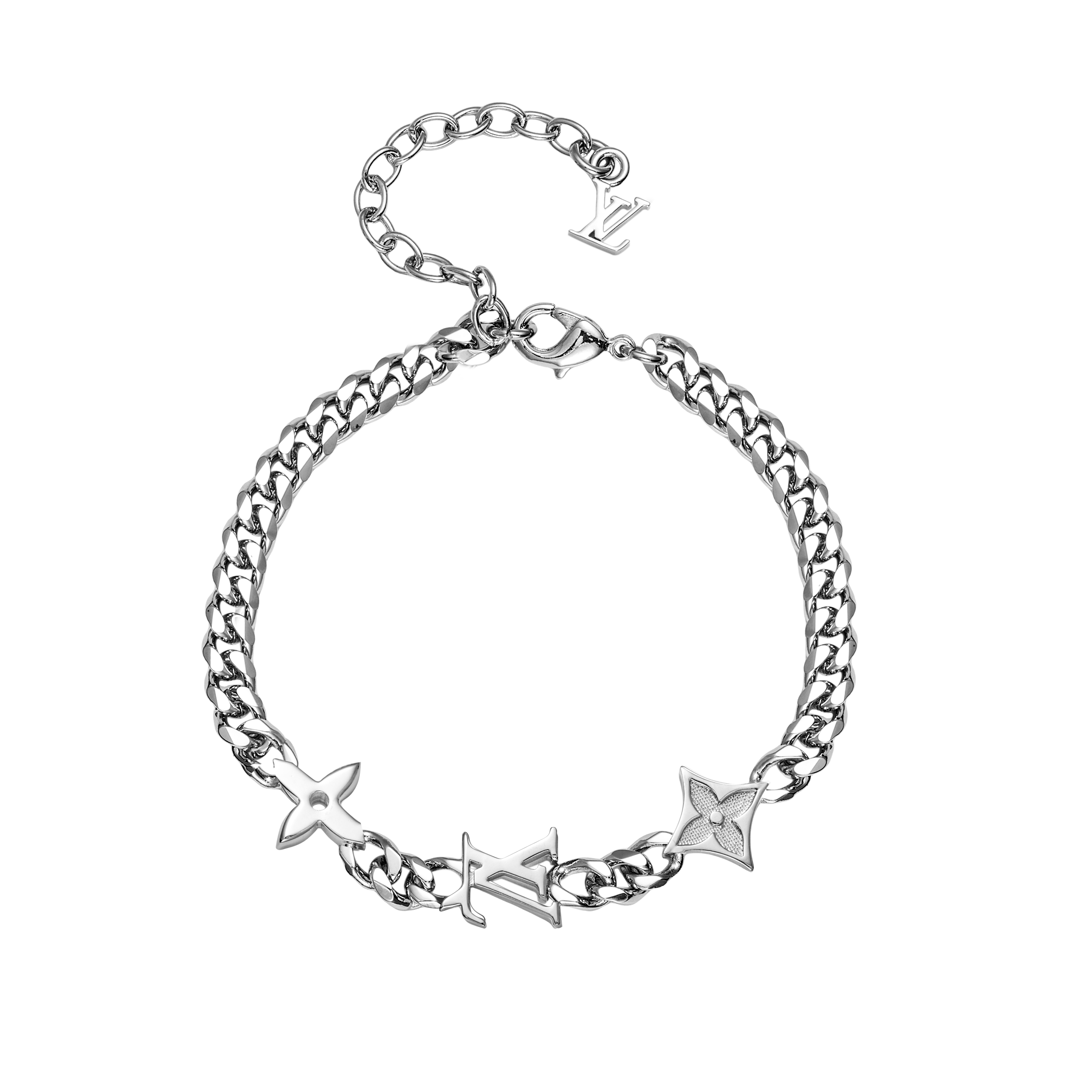 Order 루이비통 인그레이빙 메탈 팔찌 유니섹스 커플 디자인 - 다양한 색상 m1407