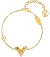 Louis Vuitton Essential V Guilloché Bracelet Gold M64269 Louis Vuitton Essential V Guilloché Bracelet Gold M64269