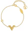 Buy Pulsera Louis Vuitton Essential V Guilloché Dorada M64269
