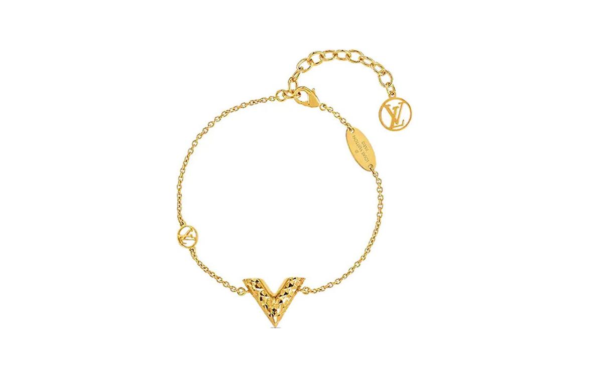 Louis Vuitton Essential V Guilloché Bracelet Gold M64269 圖 2