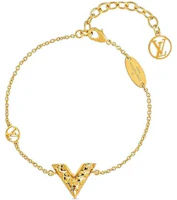 Order Pulsera Louis Vuitton Essential V Guilloché Dorada M64269
