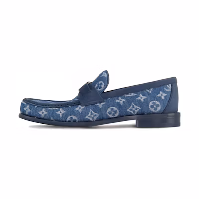 LV Fabric Loafer 'Blue'