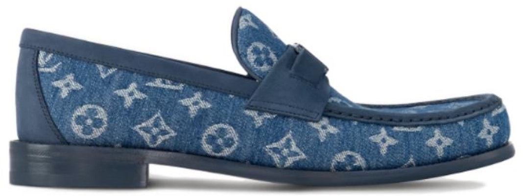 Louis Vuitton Stoffen Loafer ''Blauw'' 1AC5LU Order Louis Vuitton Stoffen Loafer ''Blauw'' 1AC5LU
