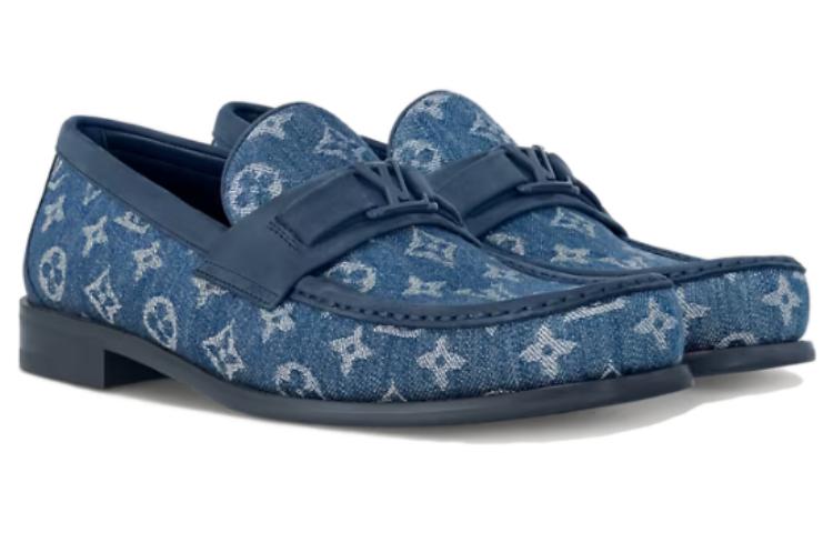 Lookbook Louis Vuitton Stoffen Loafer ''Blauw'' 1AC5LU