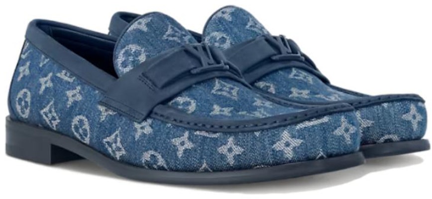 Mocasín de Tela Louis Vuitton 'Azul' 1AC5LU Lookbook Mocasín de Tela Louis Vuitton 'Azul' 1AC5LU