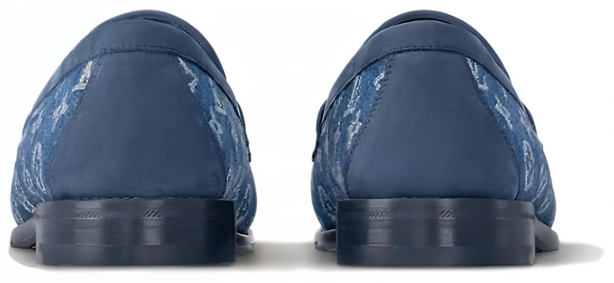Louis Vuitton Stoffen Loafer ''Blauw'' 1AC5LU Shop Louis Vuitton Stoffen Loafer ''Blauw'' 1AC5LU