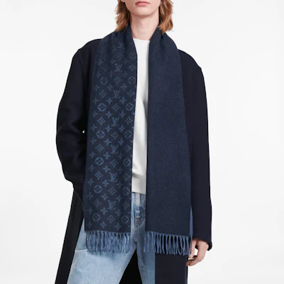 LOUIS VUITTON Syal Rajut Wol Cashmere Fashion M70257 Lookbook LOUIS VUITTON Syal Rajut Wol Cashmere Fashion M70257