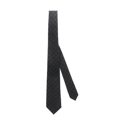 Louis Vuitton Fashion Checkered Silk Tie M78752