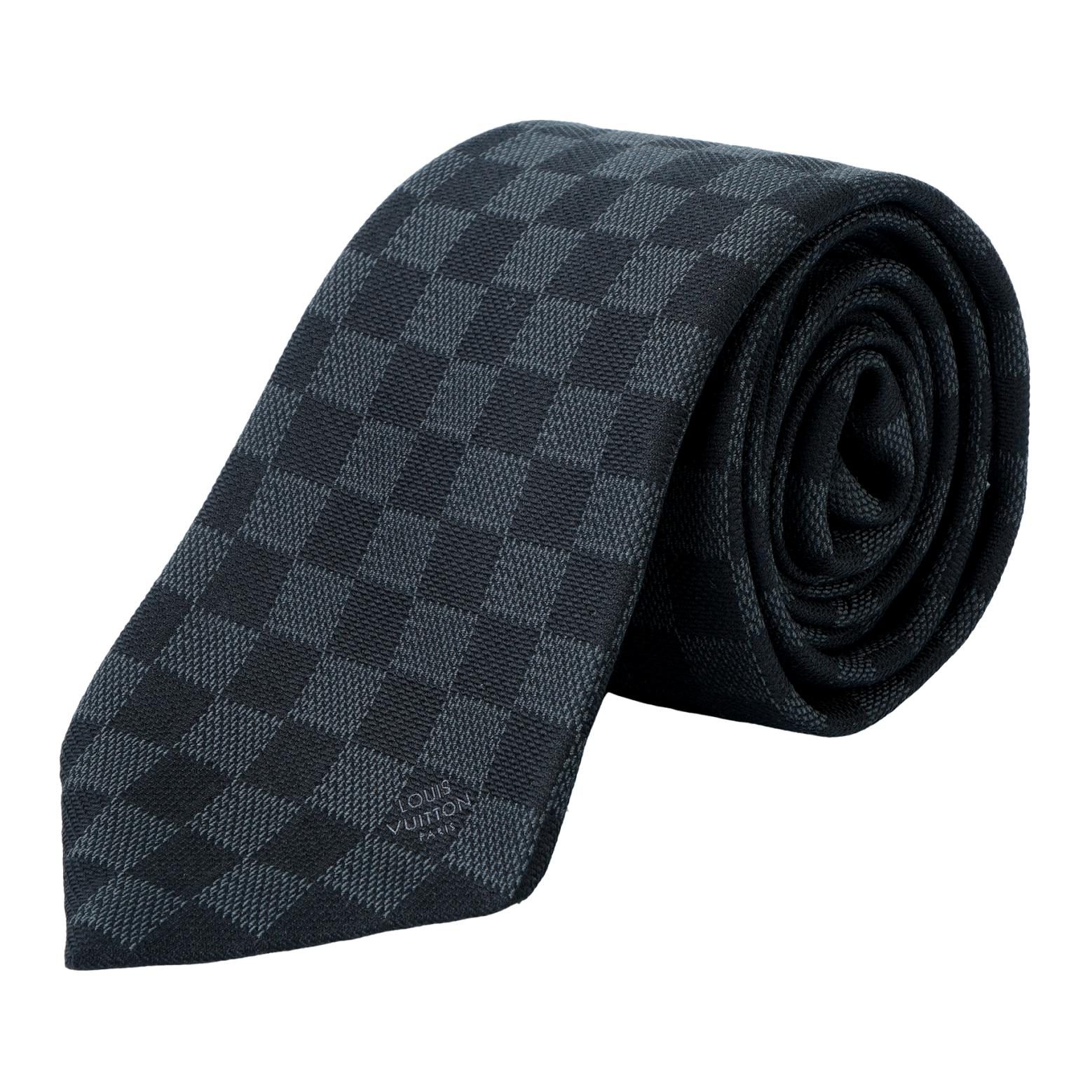 Louis Vuitton Fashion Checkered Silk Tie M78752 圖 3