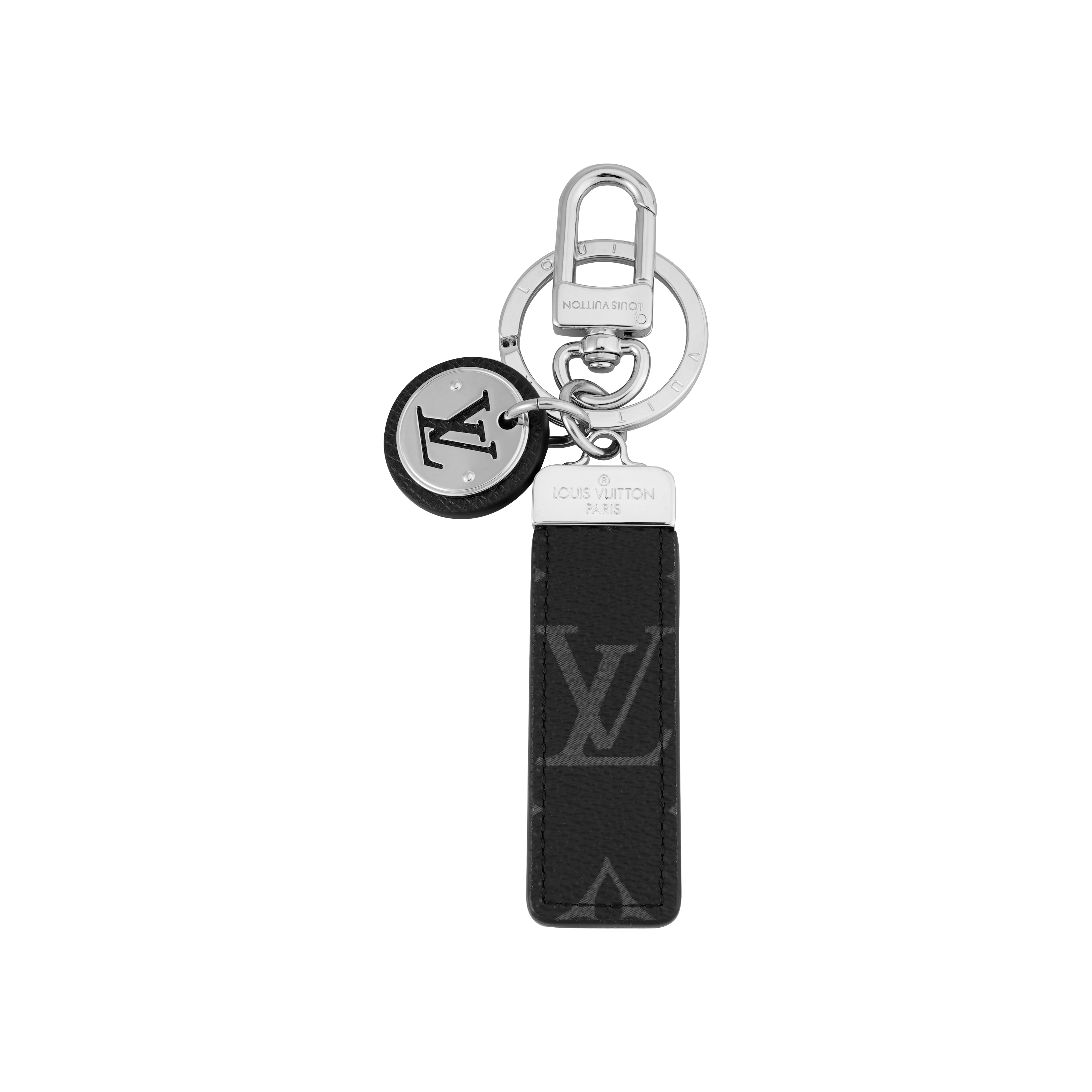 Order LOUIS VUITTON Fashion Circle Engraved Logo Keychain Unisex. M80237
