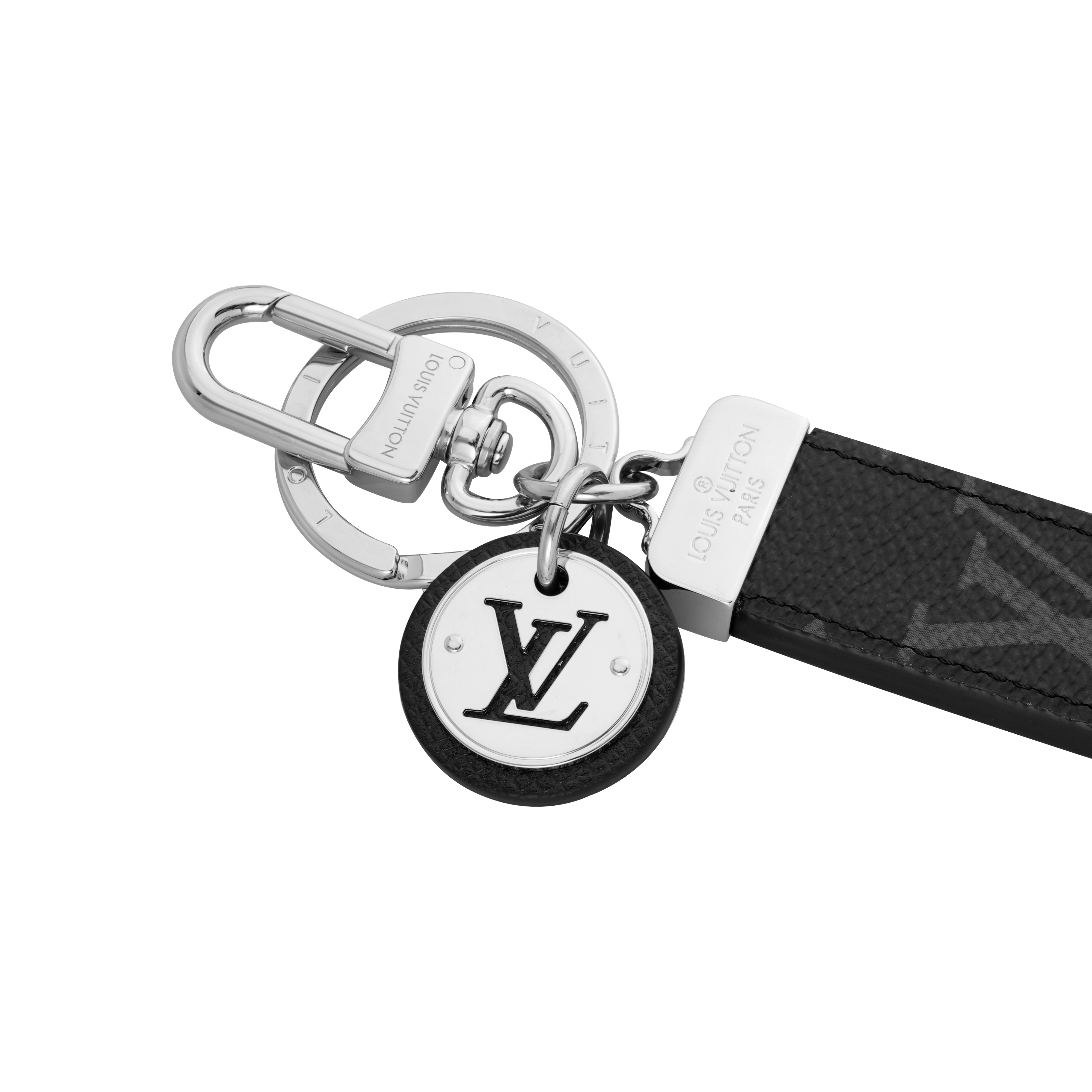 Purchase LOUIS VUITTON Fashion Circle Engraved Logo Keychain Unisex. M80237