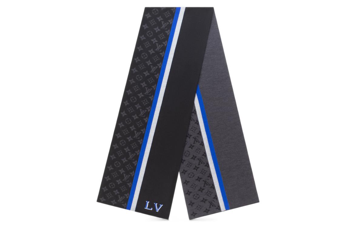 Order 路易威登時尚舒適LV標誌刺繡羊毛棉圍巾男女款 M77935