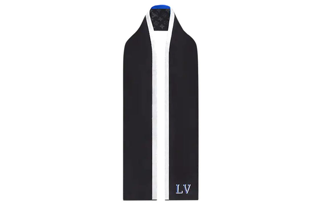 Lookbook 路易威登時尚舒適LV標誌刺繡羊毛棉圍巾男女款 M77935