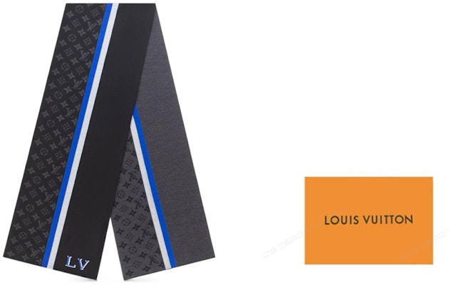 路易威登時尚舒適LV標誌刺繡羊毛棉圍巾男女款 M77935 Details for 路易威登時尚舒適LV標誌刺繡羊毛棉圍巾男女款 M77935