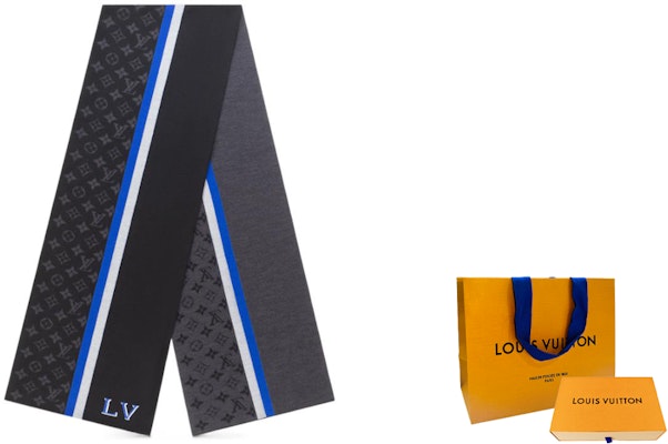 路易威登時尚舒適LV標誌刺繡羊毛棉圍巾男女款 M77935 Sizing 路易威登時尚舒適LV標誌刺繡羊毛棉圍巾男女款 M77935