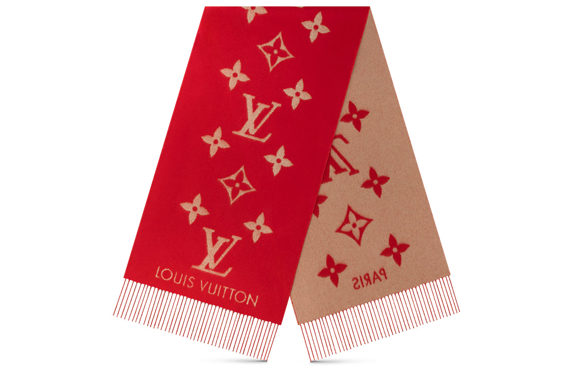 Lookbook LOUIS VUITTON Fashion Fringe Cashmere Scarf Unisex m78124