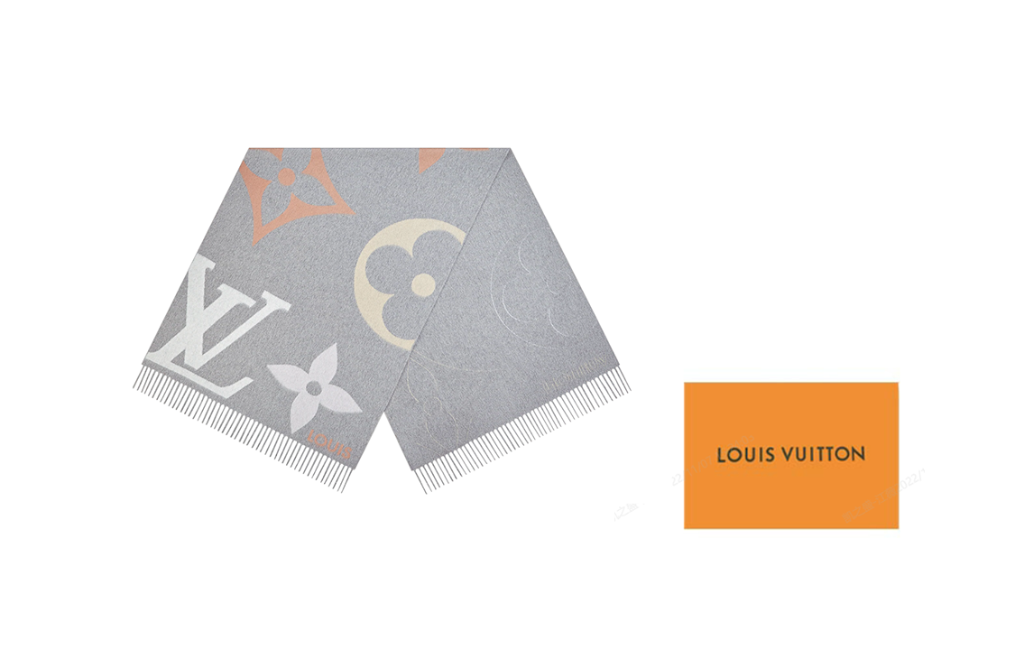 LOUIS VUITTON Fashion Monogram Print Scarf Unisex M77637 圖 2