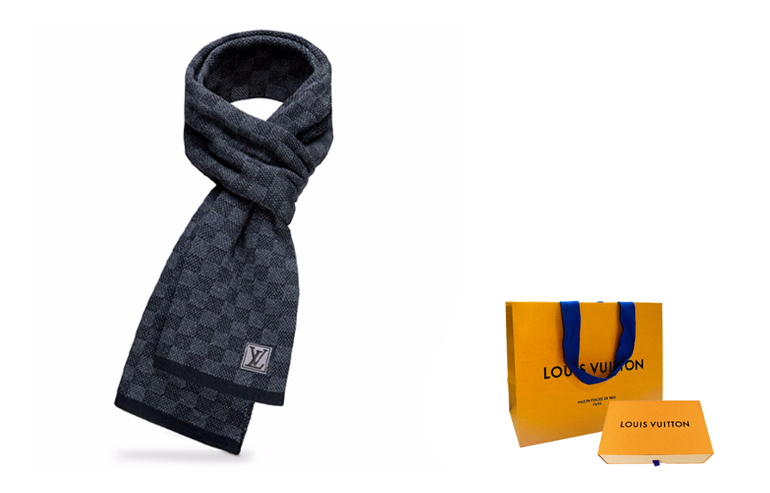 LOUIS VUITTON Fashion Wool Knit Scarf M70030 圖 5
