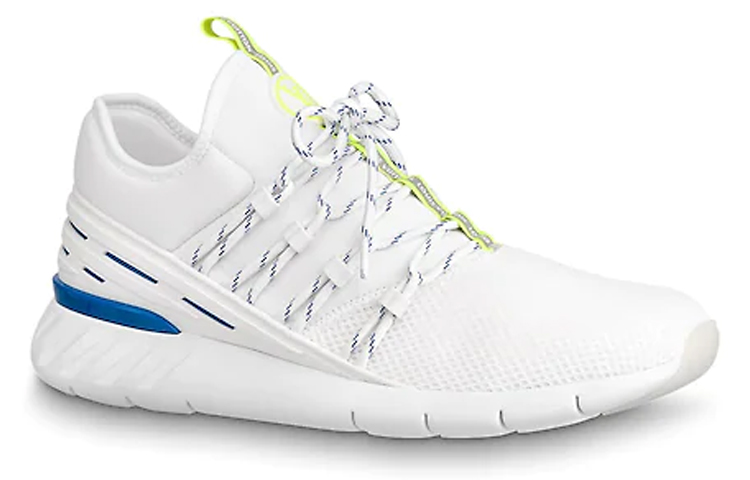 Order Sepatu Louis Vuitton Fastlane 'Knit Putih Biru' 1A5ZN