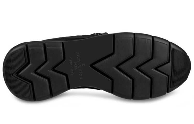 Shop 路易威登 Fastlane Dye 牛仔布 時尚 低筒 休閒運動鞋 男款 黑色