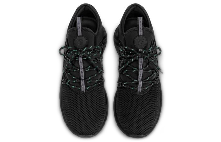 Lookbook Louis Vuitton Fastlane Sepatu 'Mesh Neoprene Hitam' 1A5ZO0