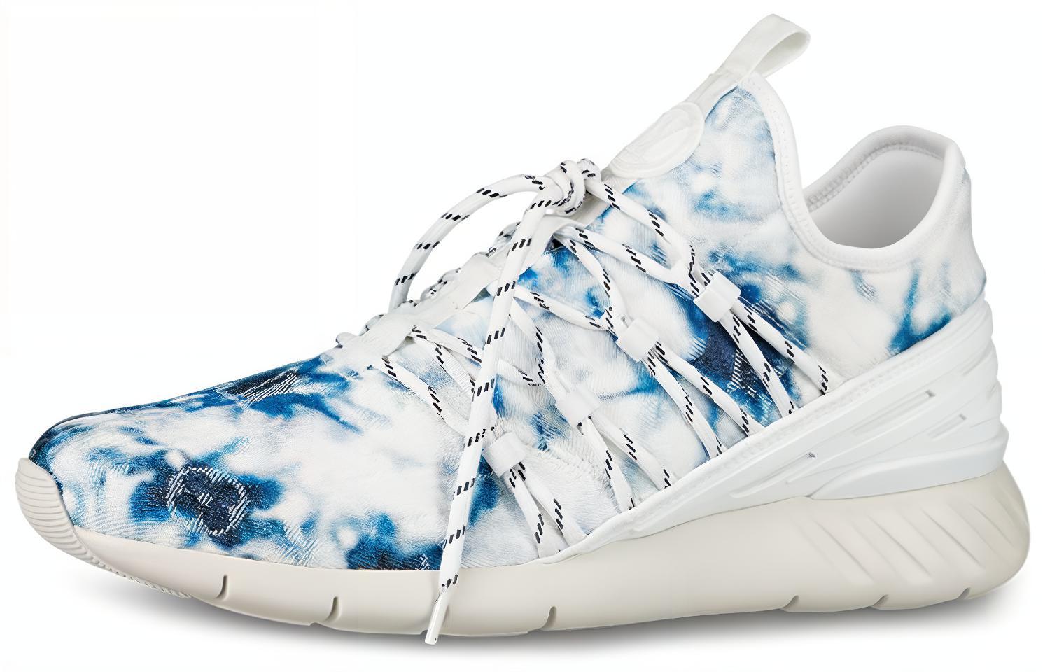 Louis Vuitton Fastlane Sneakers 'Tie Die Monogram Denim' 1A5B96