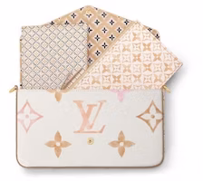 Louis Vuitton Felicie Pochette Beige Wanita Order Louis Vuitton Felicie Pochette Beige Wanita