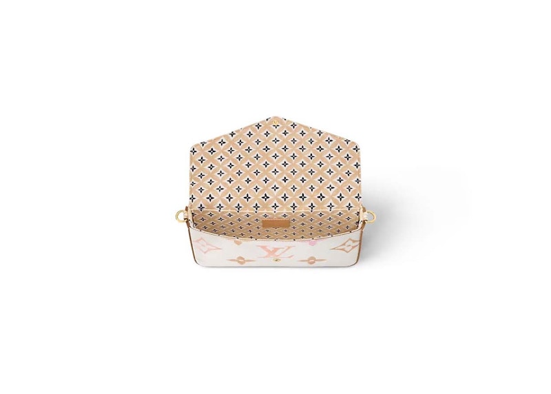 Lookbook Louis Vuitton Felicie Pochette Beige Wanita