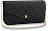 Buy Louis Vuitton Felicie Pochette Monogram Empreinte Hitam
