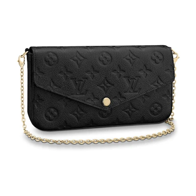 Louis Vuitton Felicie Pochette Monogram Empreinte Black