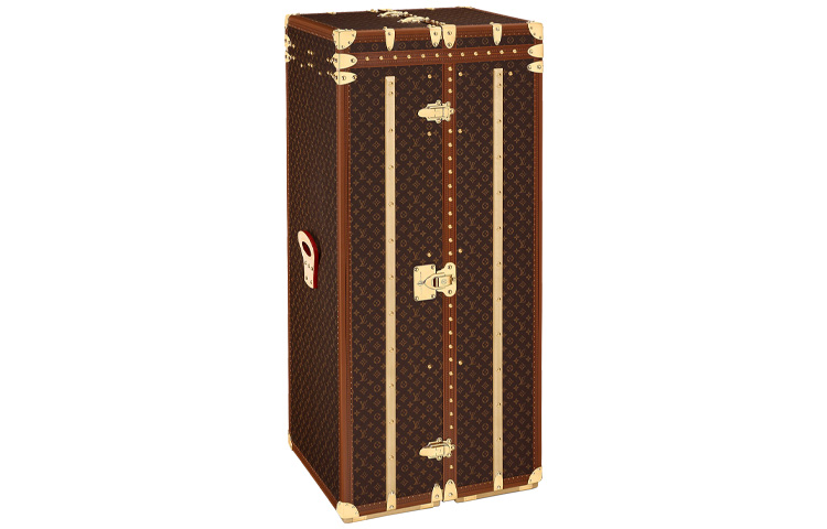 Louis Vuitton FIFA Trunk Monogram World Cup Official Canvas Travel Case Brown. M10003