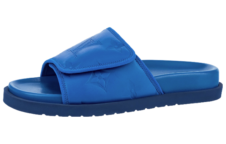 Louis Vuitton Flat Sandal 'Blue Magic Tape' 1AA7SO