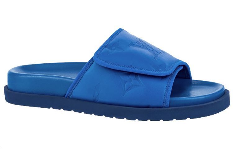 Order Louis Vuitton Flat Sandal 'Blue Magic Tape' 1AA7SO