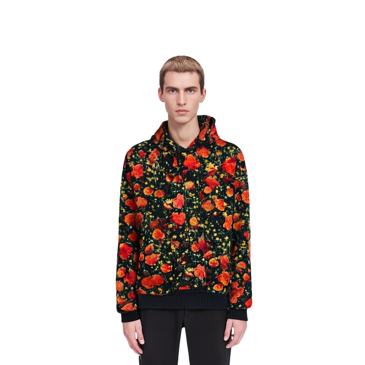 Lookbook 路易威登多彩花卉印花连帽衫 1A53NJ