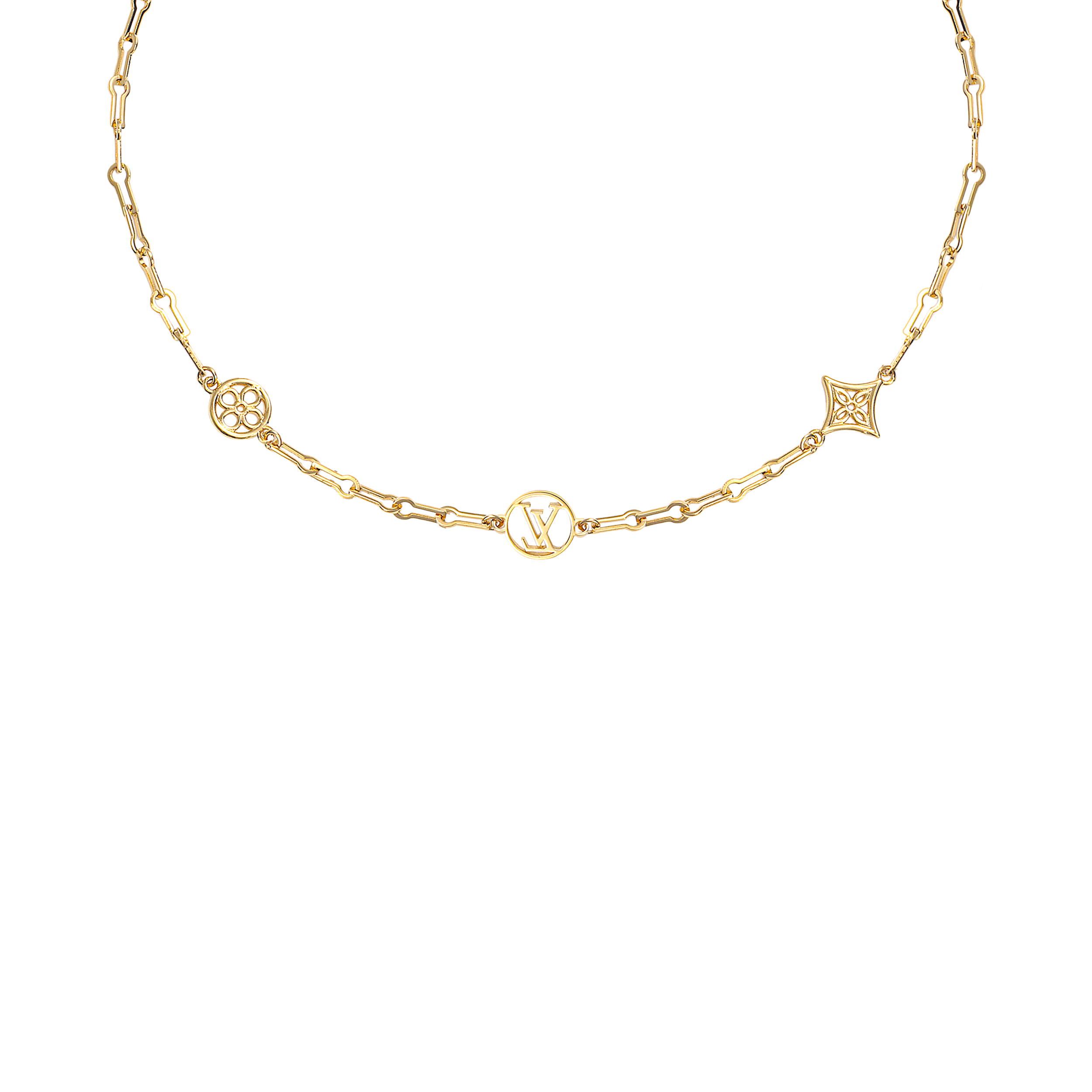 Louis Vuitton Forever Young Necklace Gold M69622