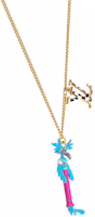 Lookbook LOUIS VUITTON Friends Pendants Necklace for Men Gold Sweater Chain MP2928