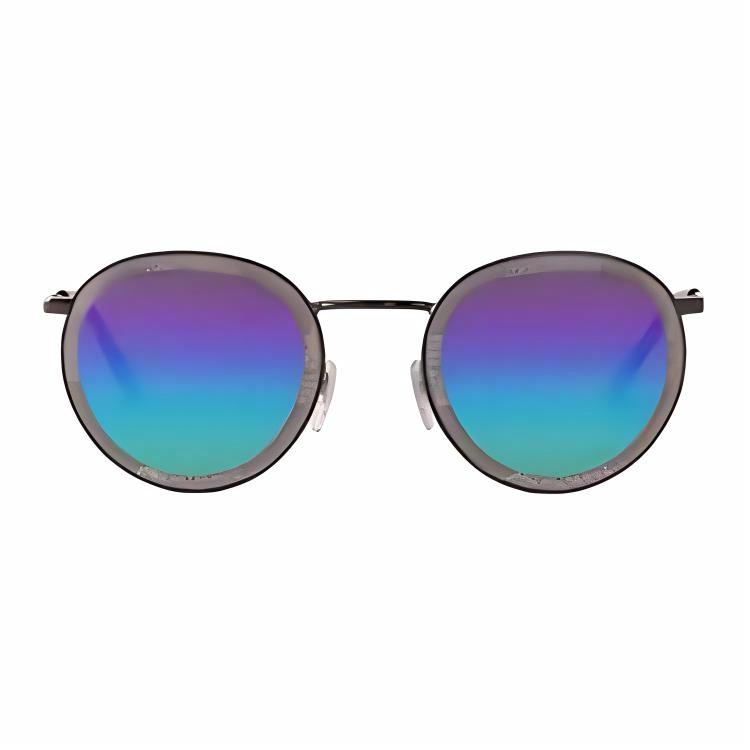 Louis Vuitton Full-Rim Round Sunglasses Metal Detailing Black Men’s Z2672U 圖 2