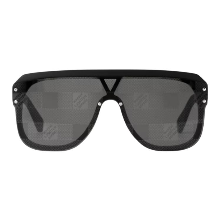 Order ルイヴィトン フルフレーム 不規則形 サングラス ブラック Z2878U