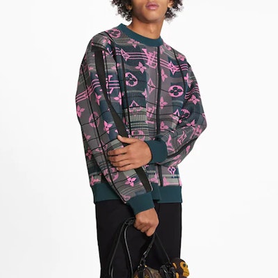 LOUIS VUITTON Sweatshirt Full Print Hijau Pullover. 1A8P0J Purchase LOUIS VUITTON Sweatshirt Full Print Hijau Pullover. 1A8P0J