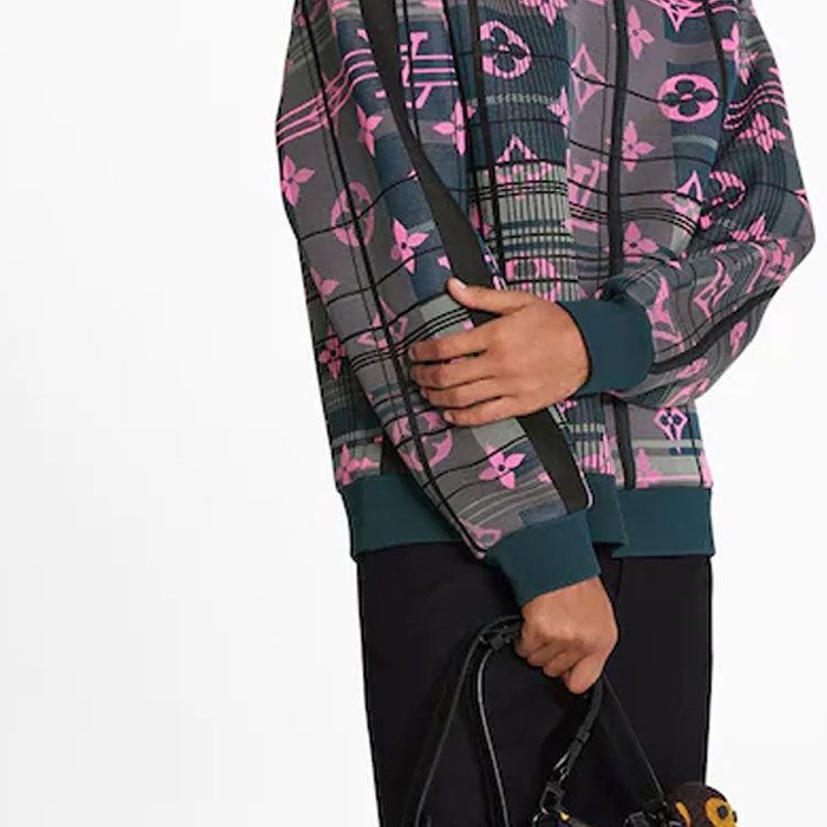 Details for LOUIS VUITTON Sweatshirt Full Print Hijau Pullover. 1A8P0J