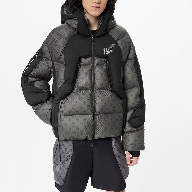 Lookbook 루이비통 FW21 2054 컬러체인지 퍼퍼 후드 자켓 그레이 남성 겨울용 1A9O4X