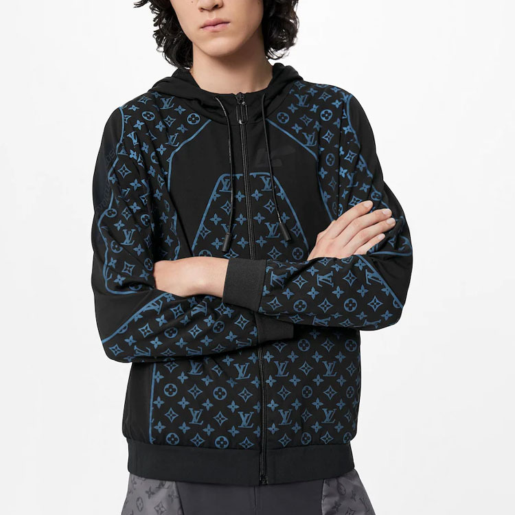 LOUIS VUITTON FW21 2054 Logo Heat-Sensitive Zipper Hoodie Sweatshirt Blue Men’s. 1A9GNB 圖 4