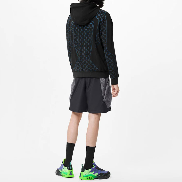 LOUIS VUITTON FW21 2054 Logo Heat-Sensitive Zipper Hoodie Sweatshirt Blue Men’s. 1A9GNB 圖 6
