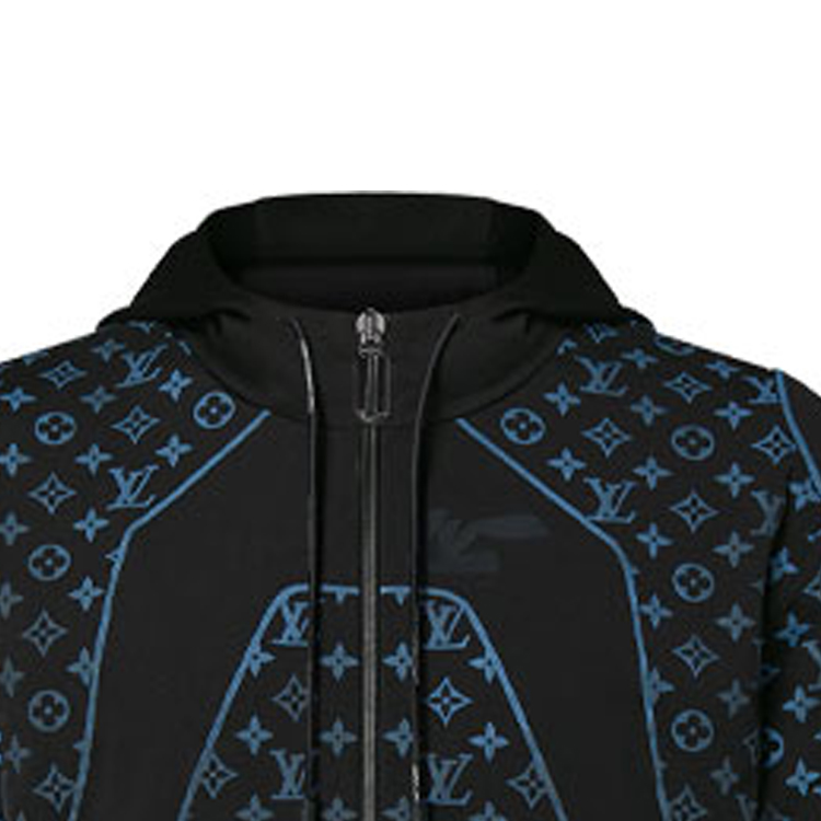 LOUIS VUITTON FW21 2054 Logo Heat-Sensitive Zipper Hoodie Sweatshirt Blue Men’s. 1A9GNB 圖 7
