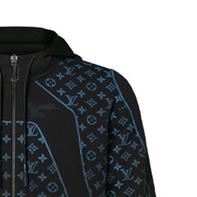 LOUIS VUITTON FW21 2054 Logo Heat-Sensitive Zipper Hoodie Sweatshirt Blue Men’s. 1A9GNB 圖 8
