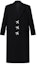 Order LOUIS VUITTON FW21 Airplane Long Coat Black 1A98F2