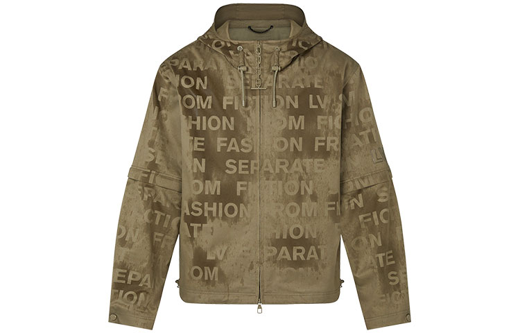 Louis Vuitton FW21 Appearing Letters Belted Jacket Brown 1A90H2