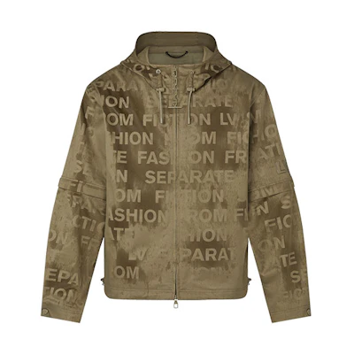 Louis Vuitton FW21 Appearing Letters Belted Jacket Brown 1A90H2
