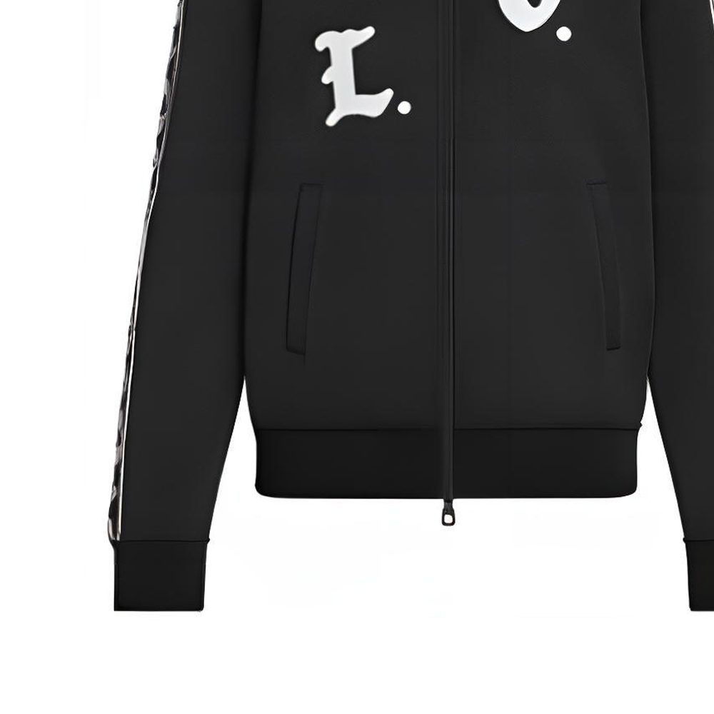 LOUIS VUITTON FW21 Black Logo Print Jacket. 1A978I 圖 6